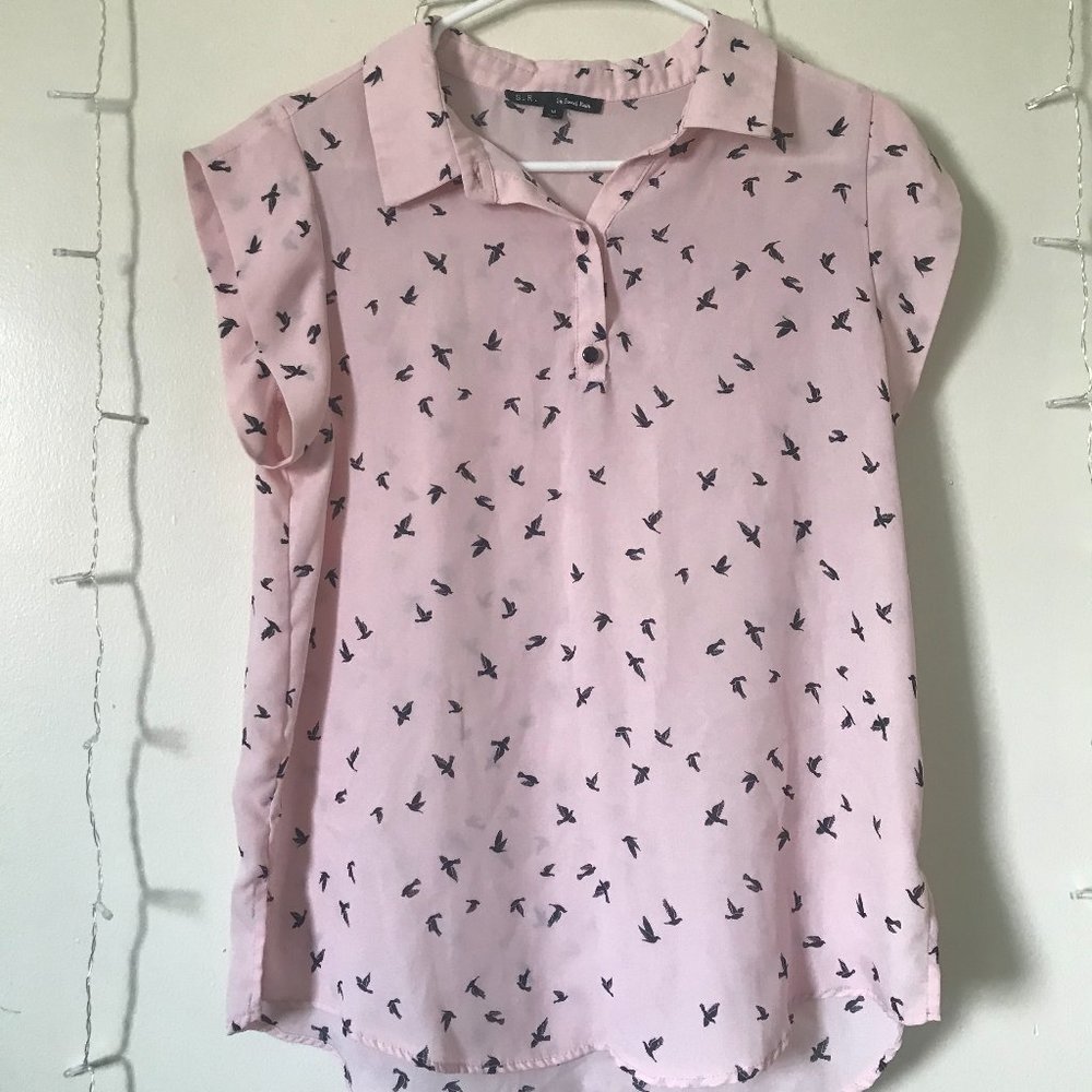 Pink Pigeon Blouse